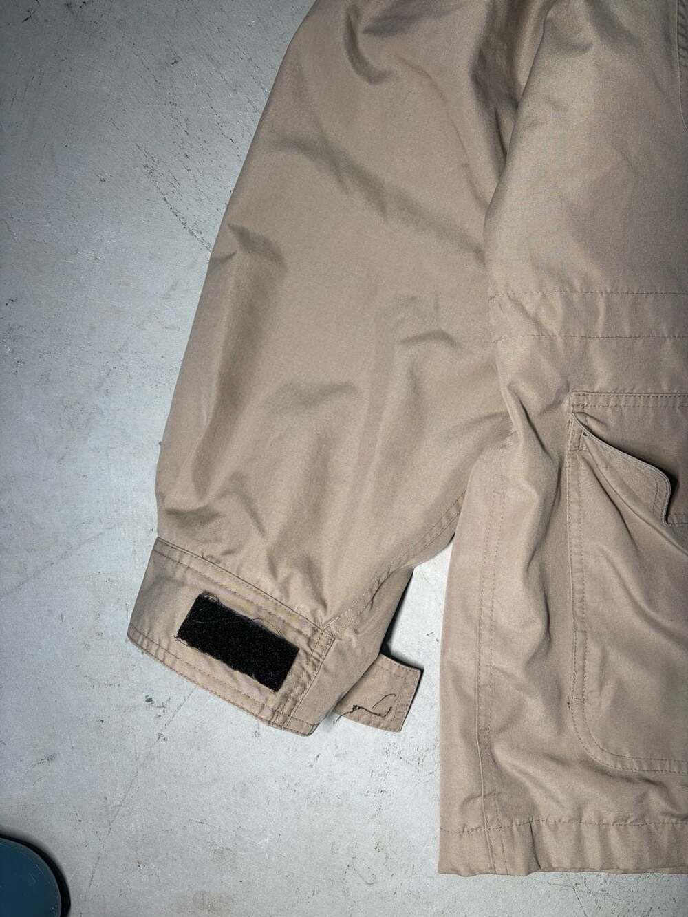 Vintage Eddie Bauer Wool Lined Field Parka Jacket Khaki Large - Picture 9 of 13